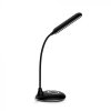 V-tac Lampka biurkowa LED z indukcją Czarna